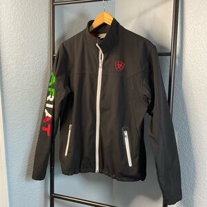 Ariat AriatTEK mens Mexico softshell jacket size M full zip western  #equestrian